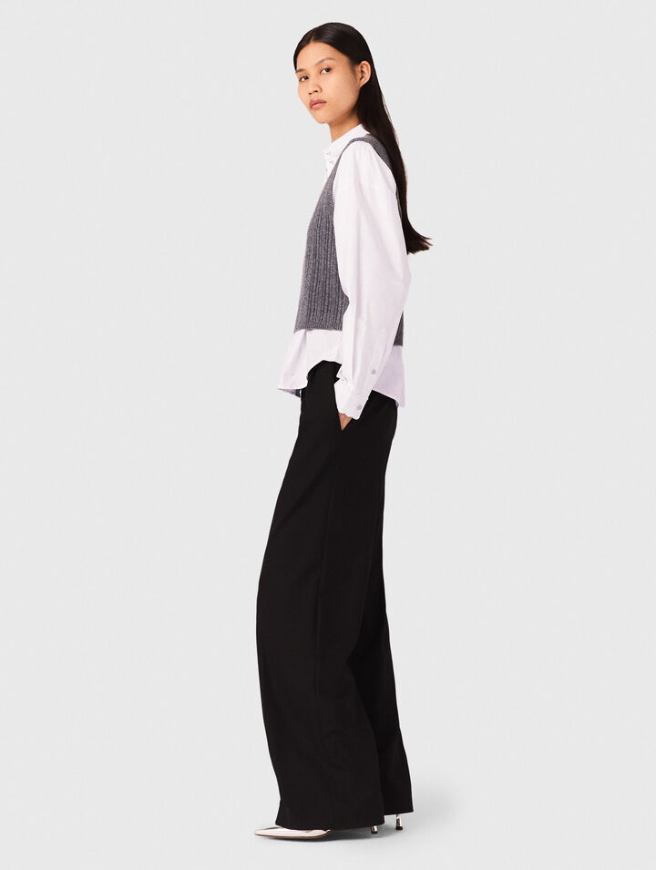 Pantaloni larghi da completo