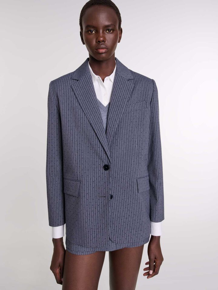 Giacca da tailleur glitterata
