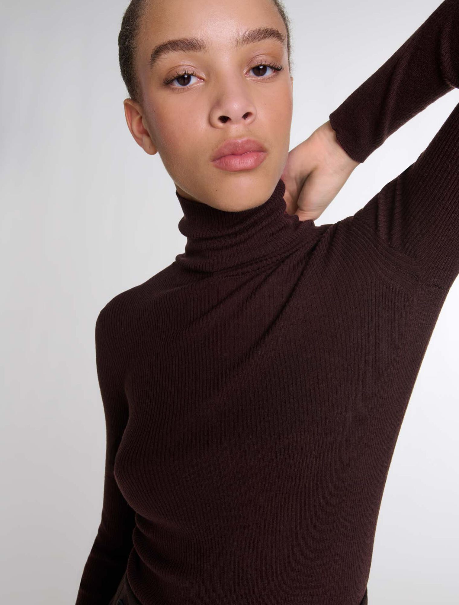 Maglione in lana e seta