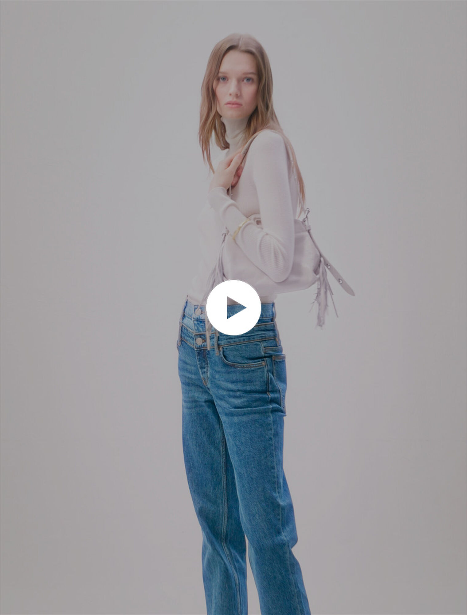 Jeans doppia cintura