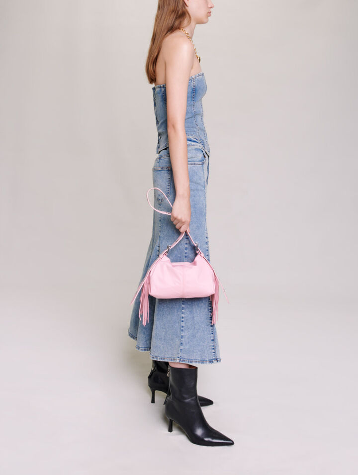 Top a bustier in jeans