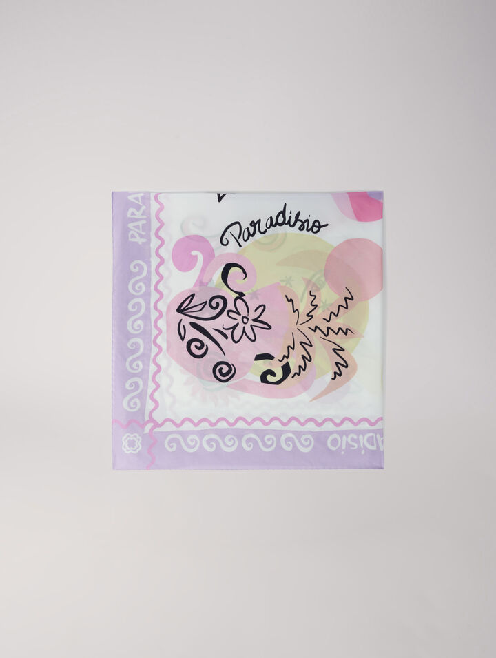 Foulard in seta Paradisio