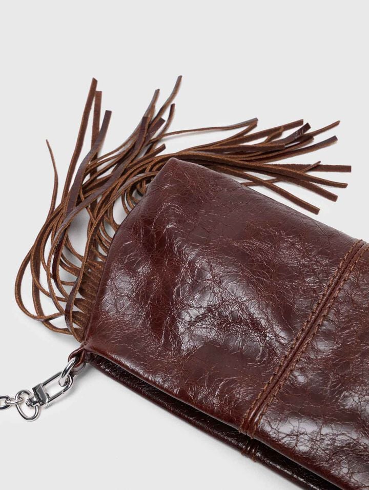 Pochette Miss M pouch pelle vernice