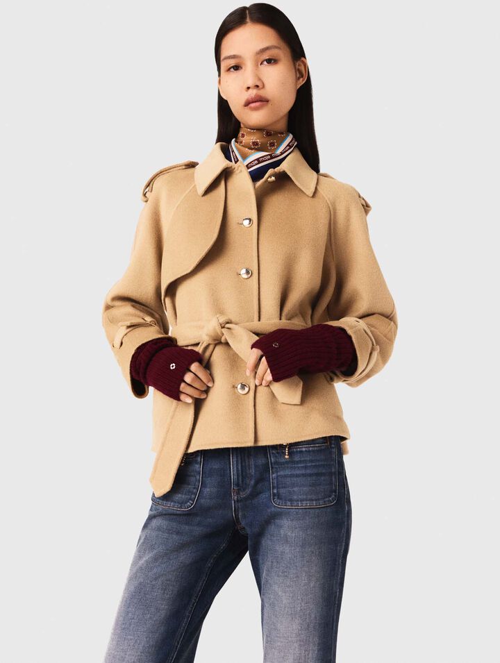 Cappotto corto double face