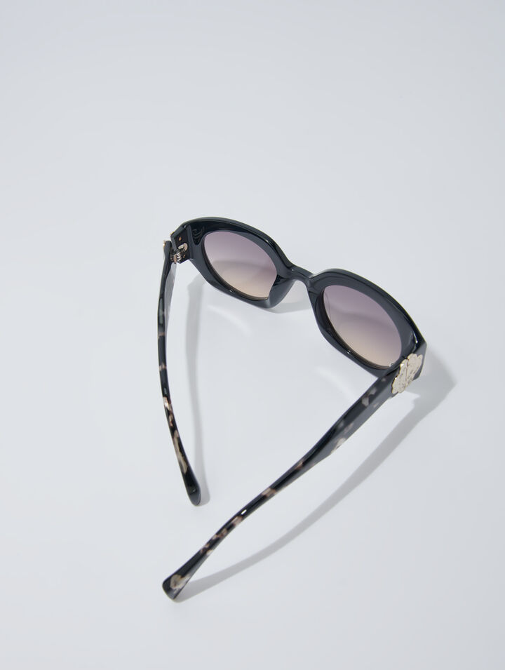 Occhiali tondi in acetato