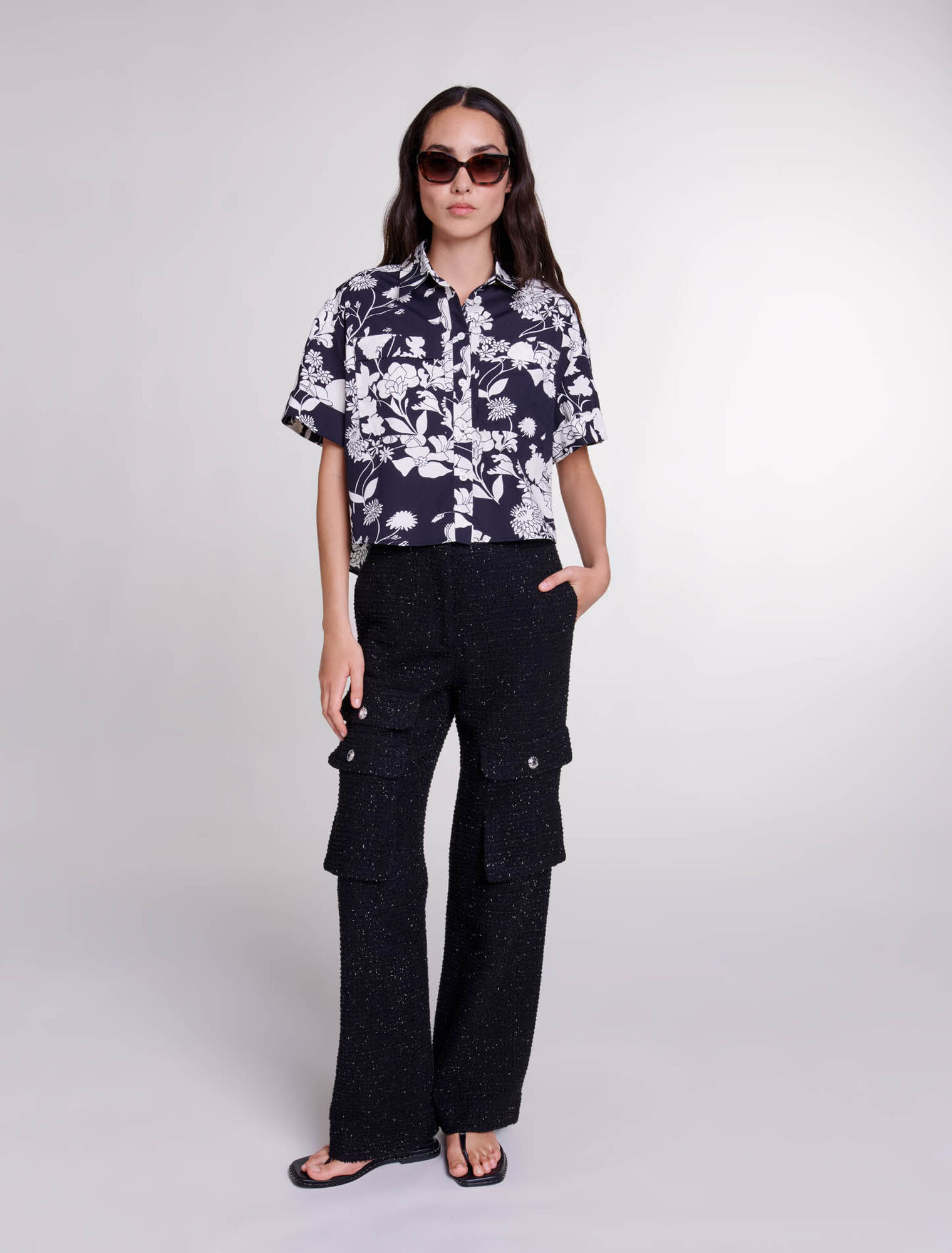 Pantaloni in tweed