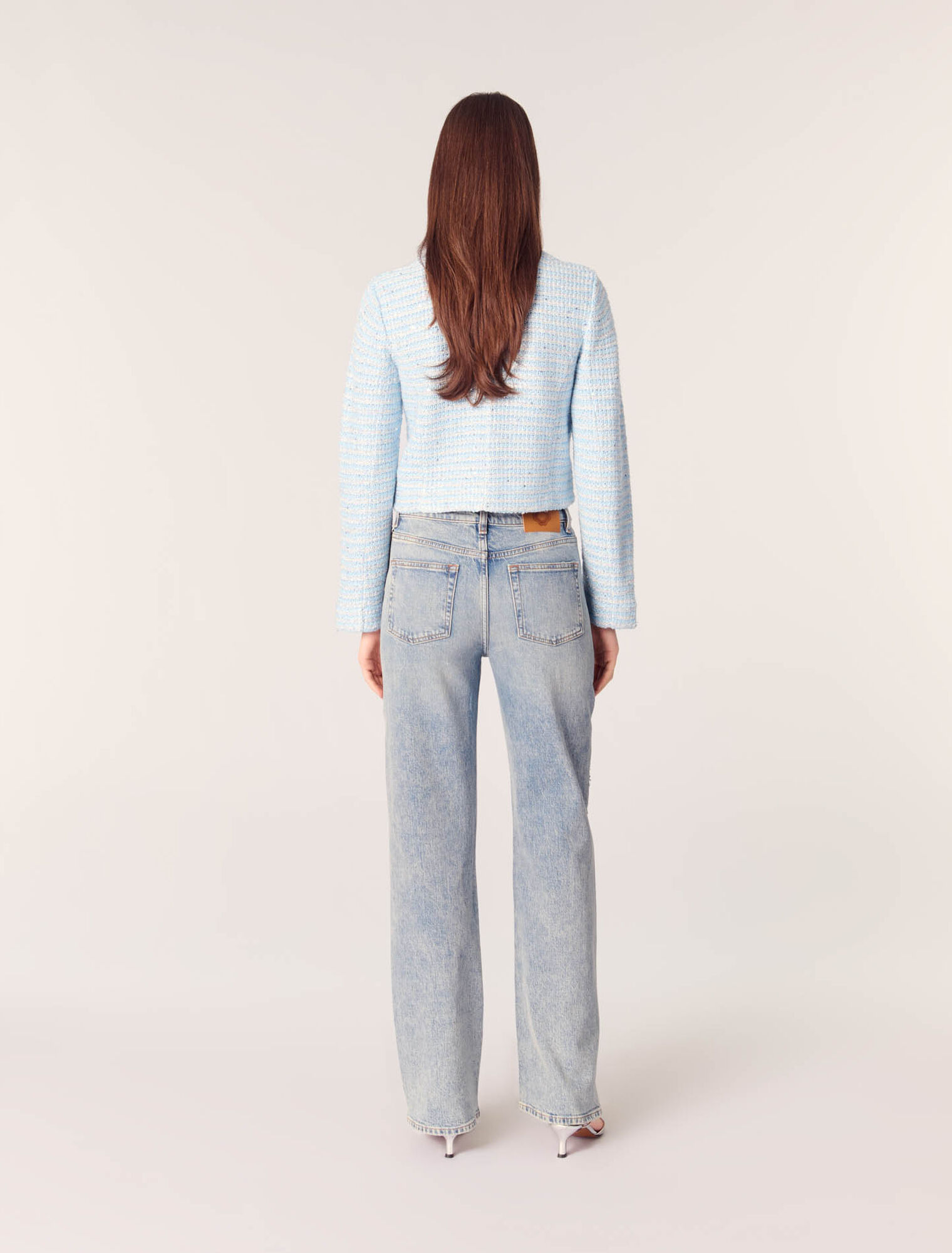Cardigan con lustrini