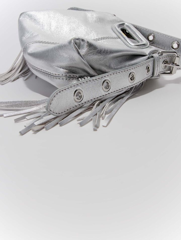 Borsa Miss M mini in pelle metal