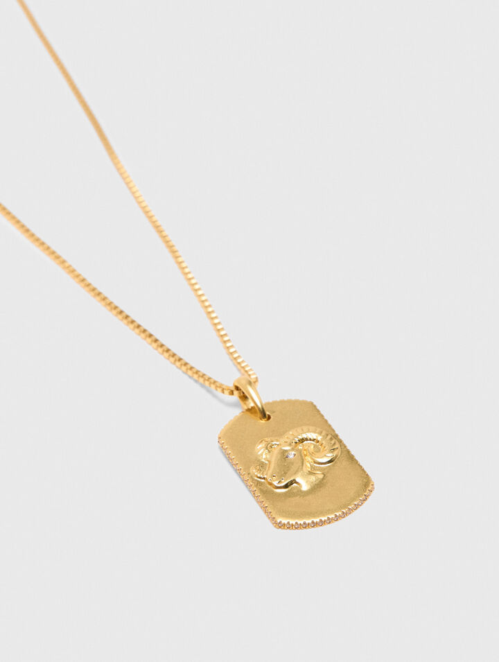Collana con segno zodiacale