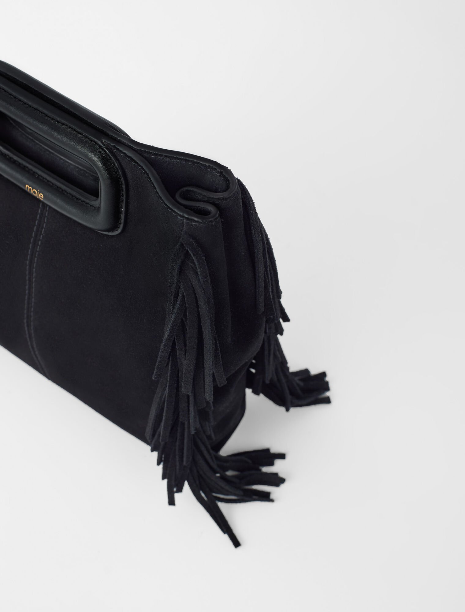 Borsa M in pelle scamosciata