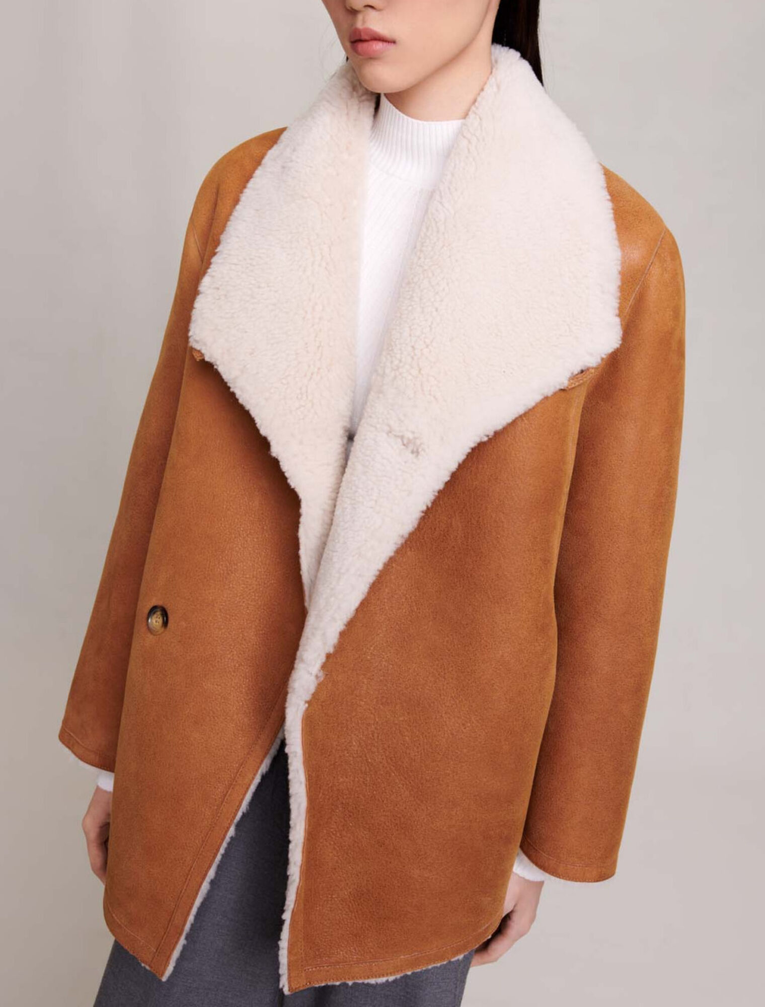 Cappotto corto reversibile