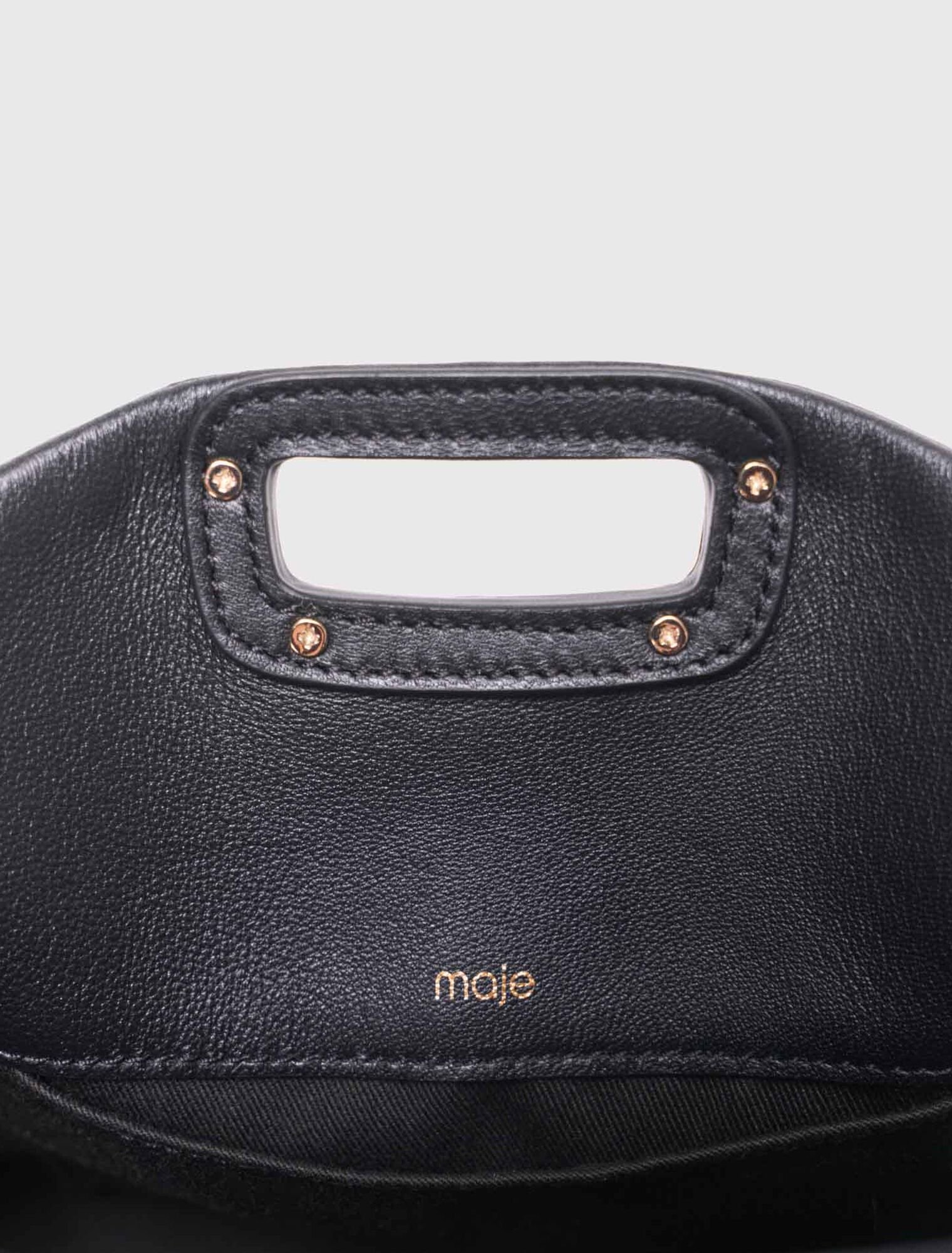 Borsa Miss M mini manico dorato