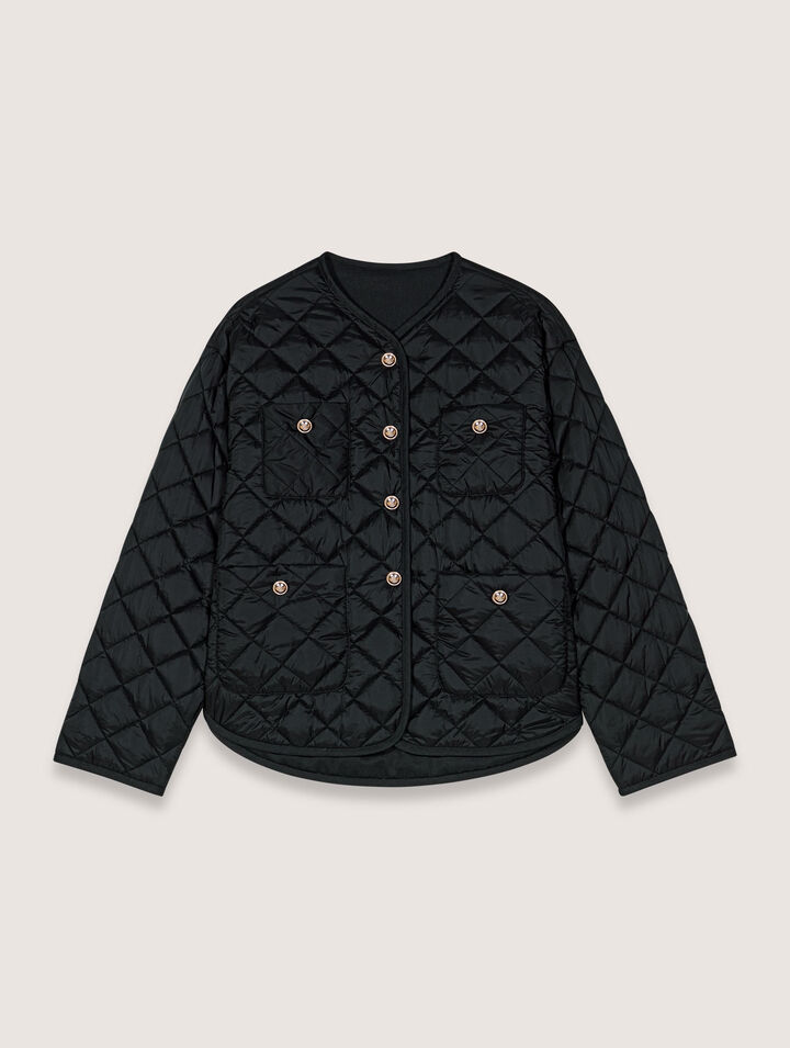 Cappotto trapuntato reversibile