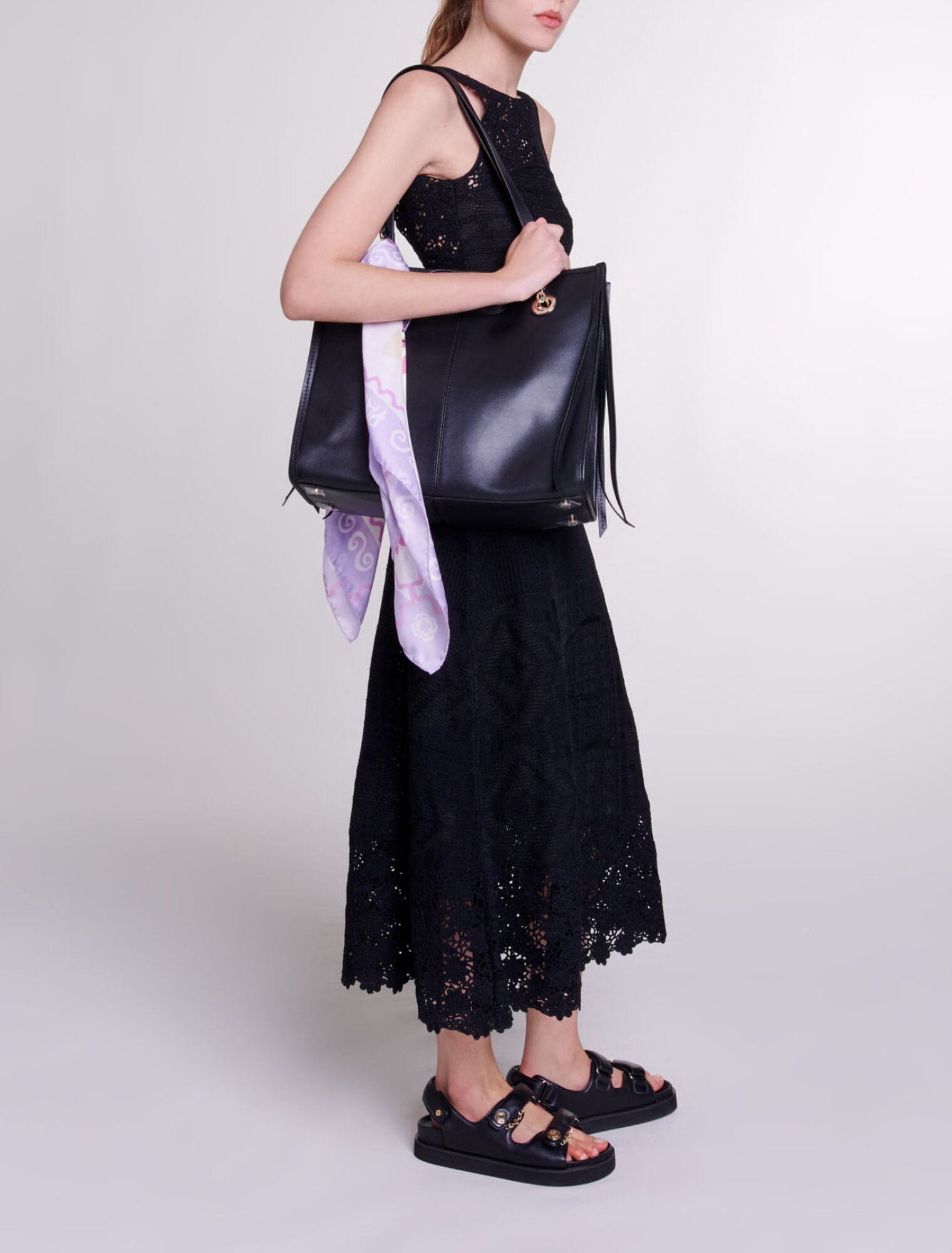 Abito lungo in crochet