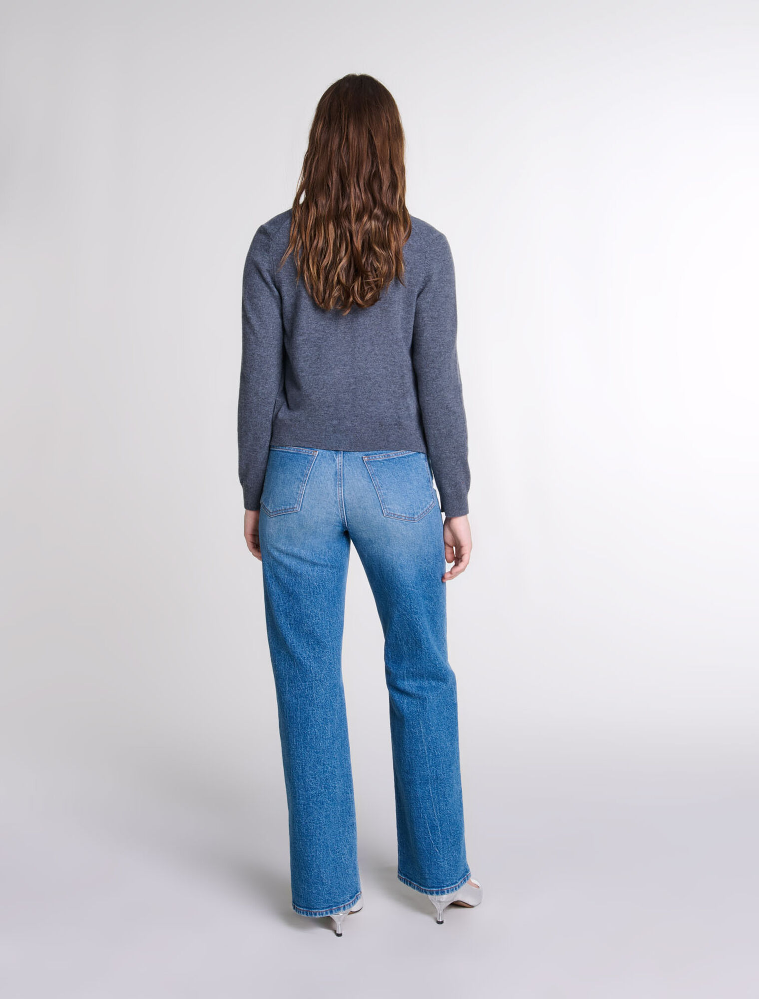 Cardigan 2 in 1 in cashmere