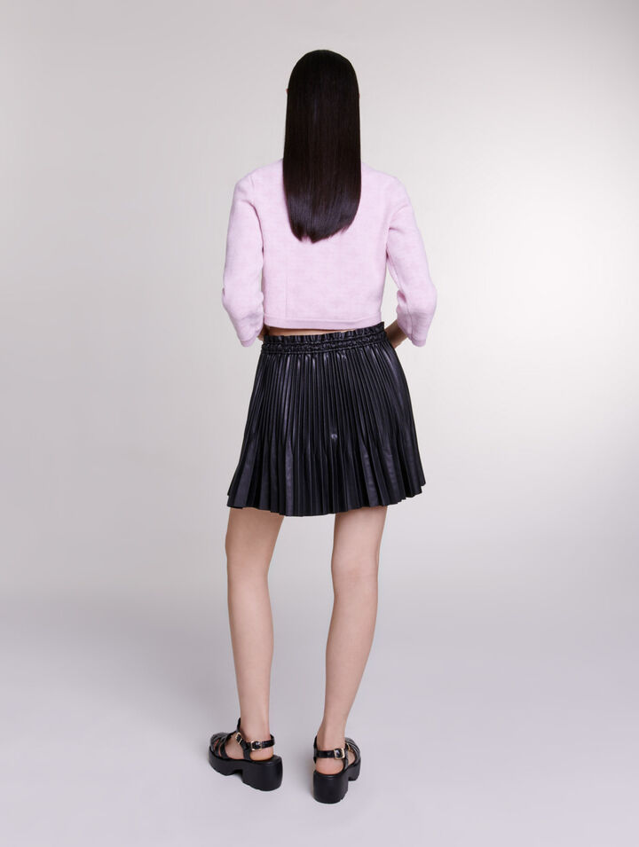 Cardigan effetto jacquard