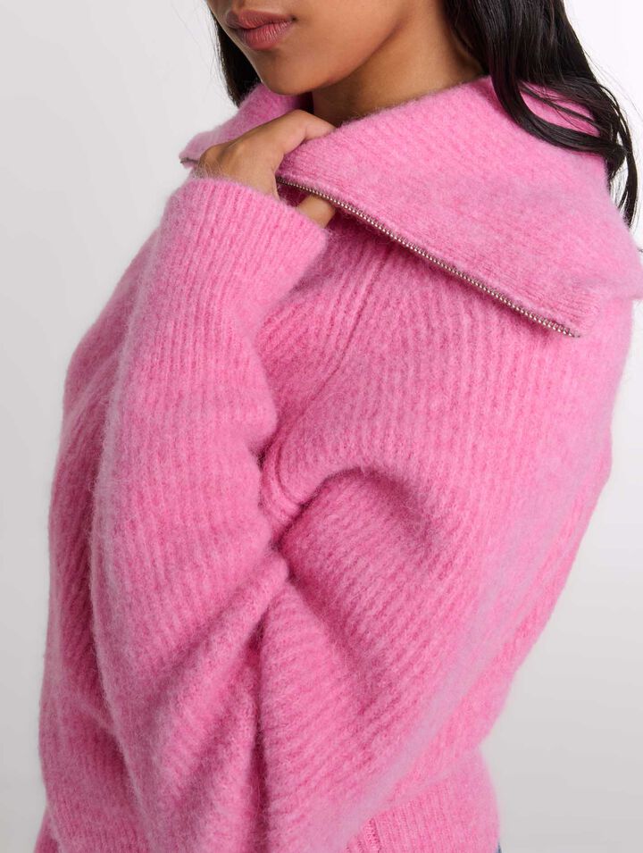 Cardigan in misto lana