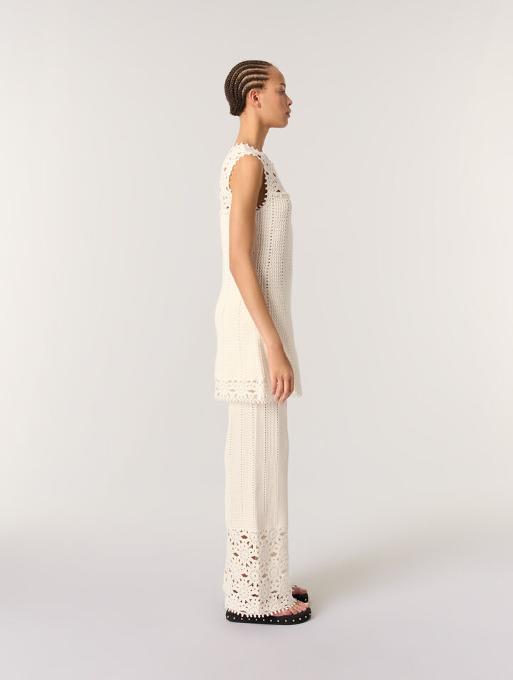 Abito corto in crochet