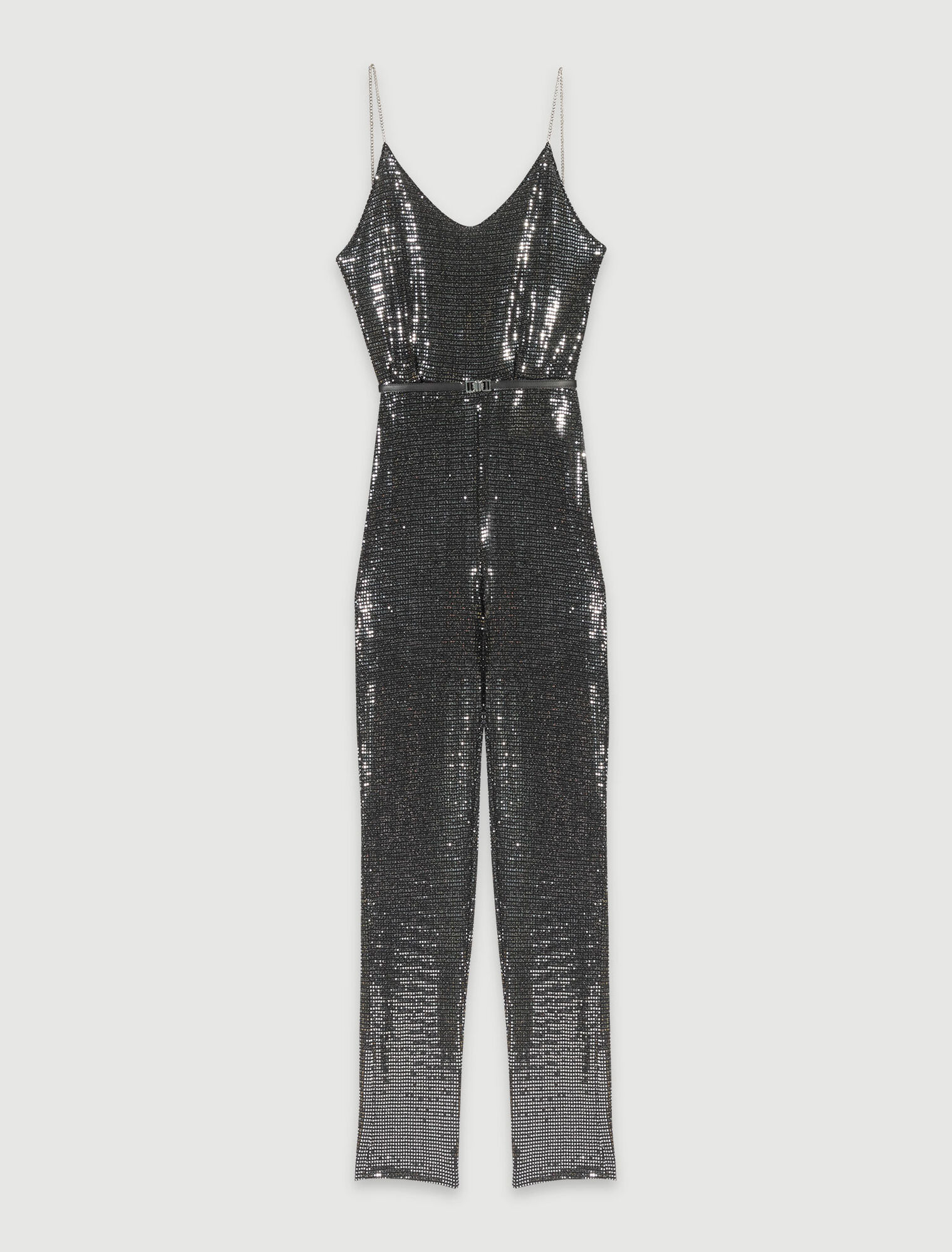 Tuta jumpsuit con paillettes