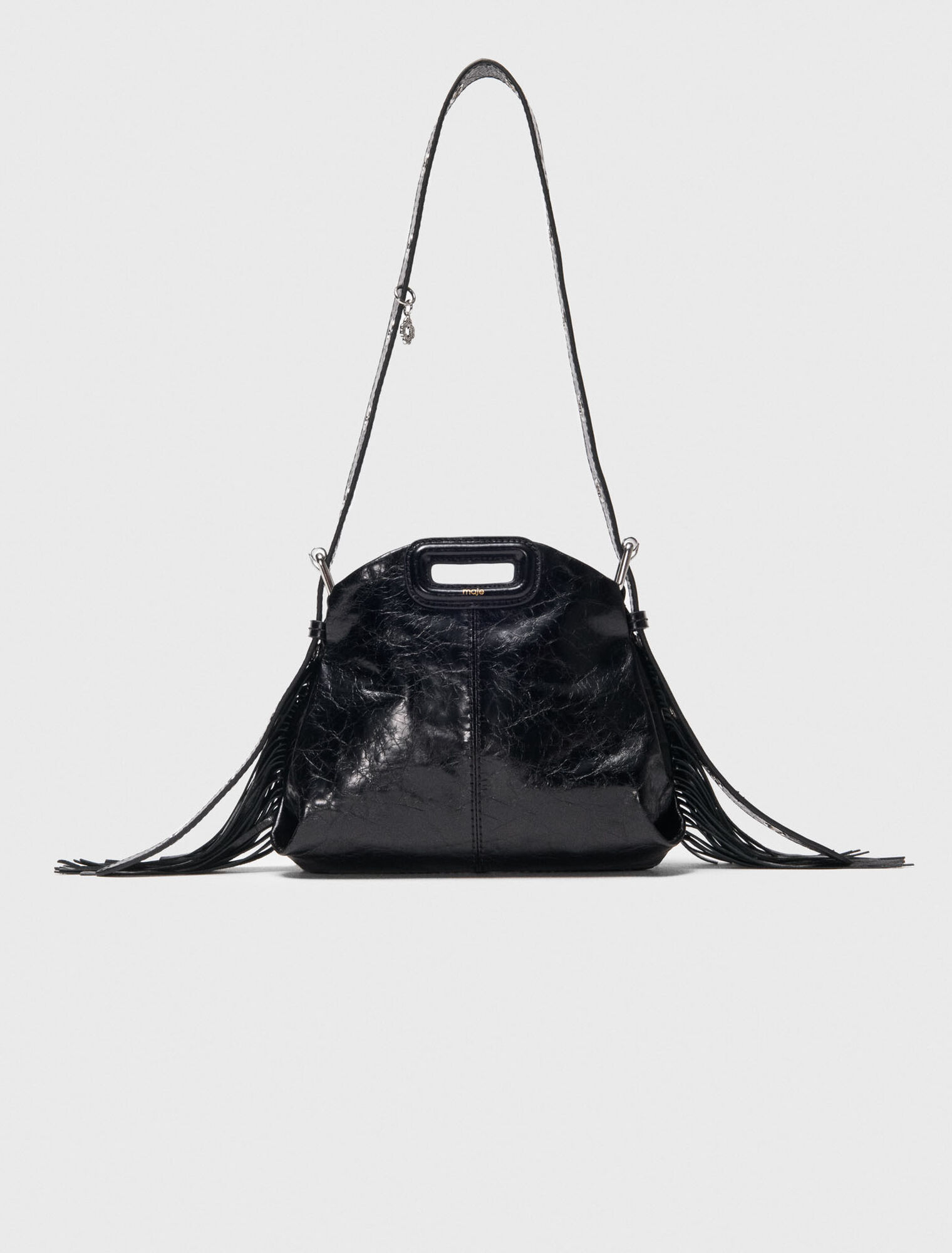 Mini-bag Miss M in pelle craquelé