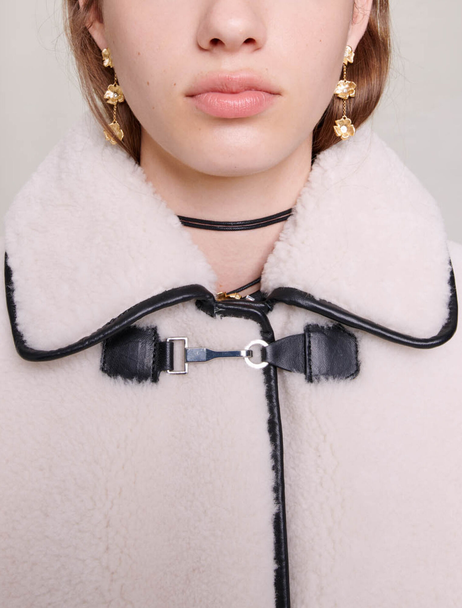Cappotto di media lunghezza montone