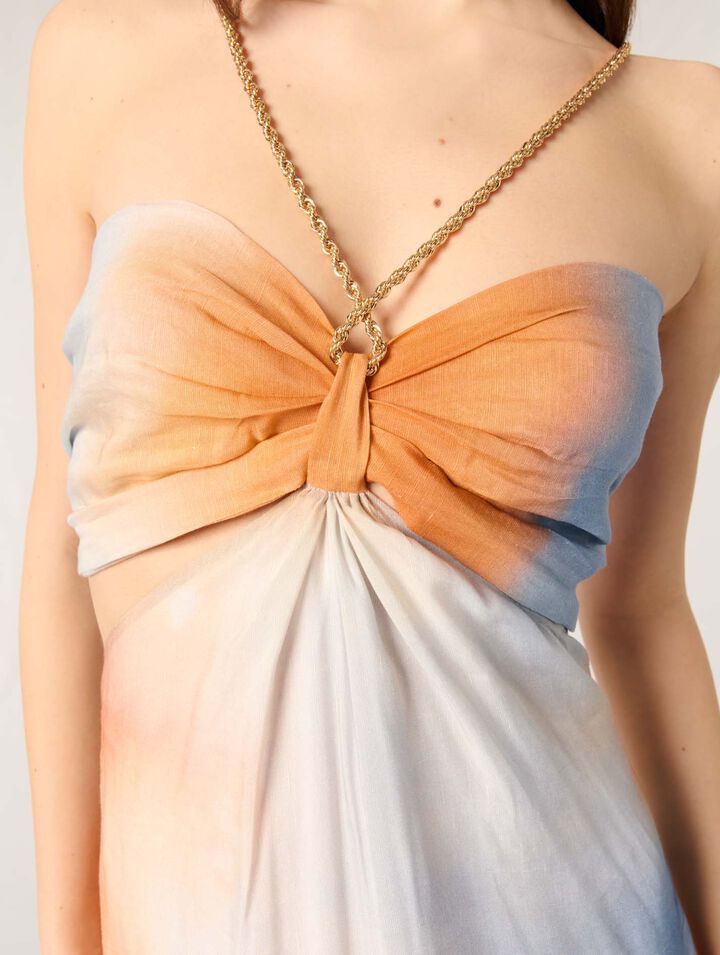 Abito lungo tie & dye