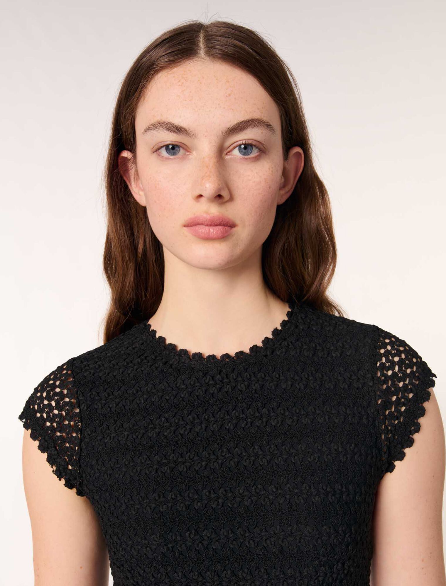 Abito lungo in crochet