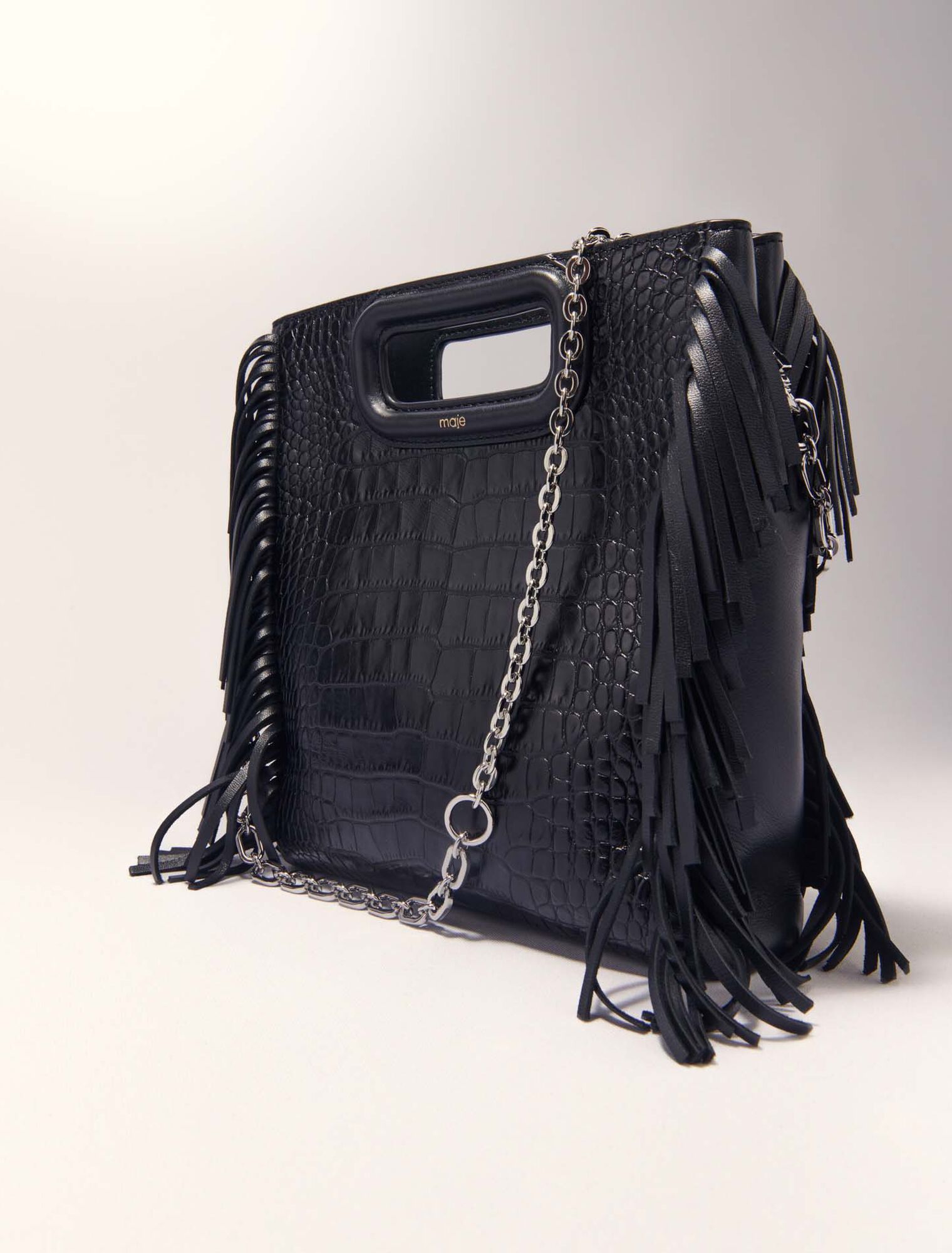 Borsa M Mini in pelle di coccodrillo