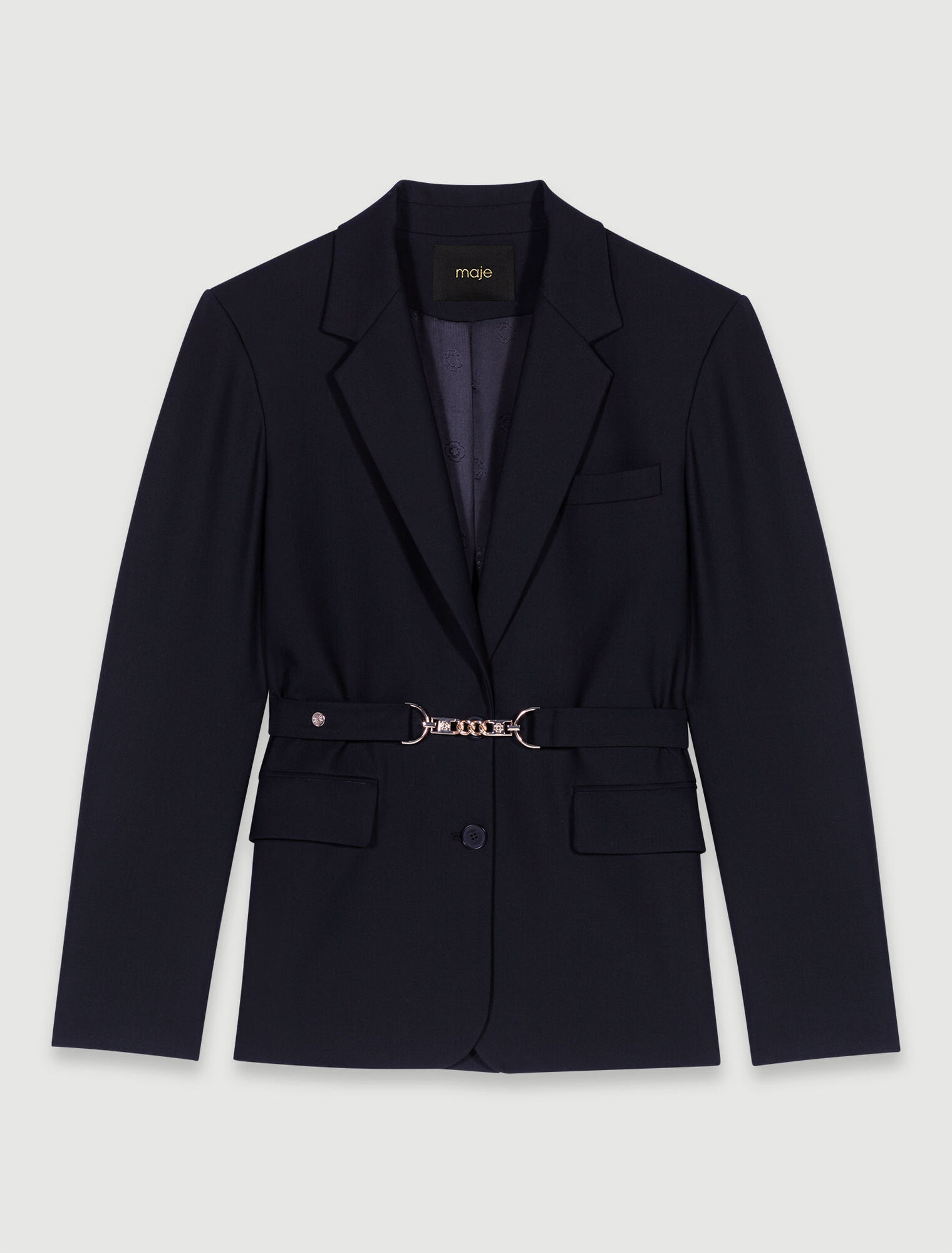 Giacca da tailleur con cintura