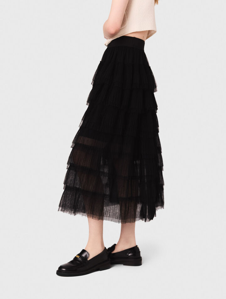 Gonna midi in tulle