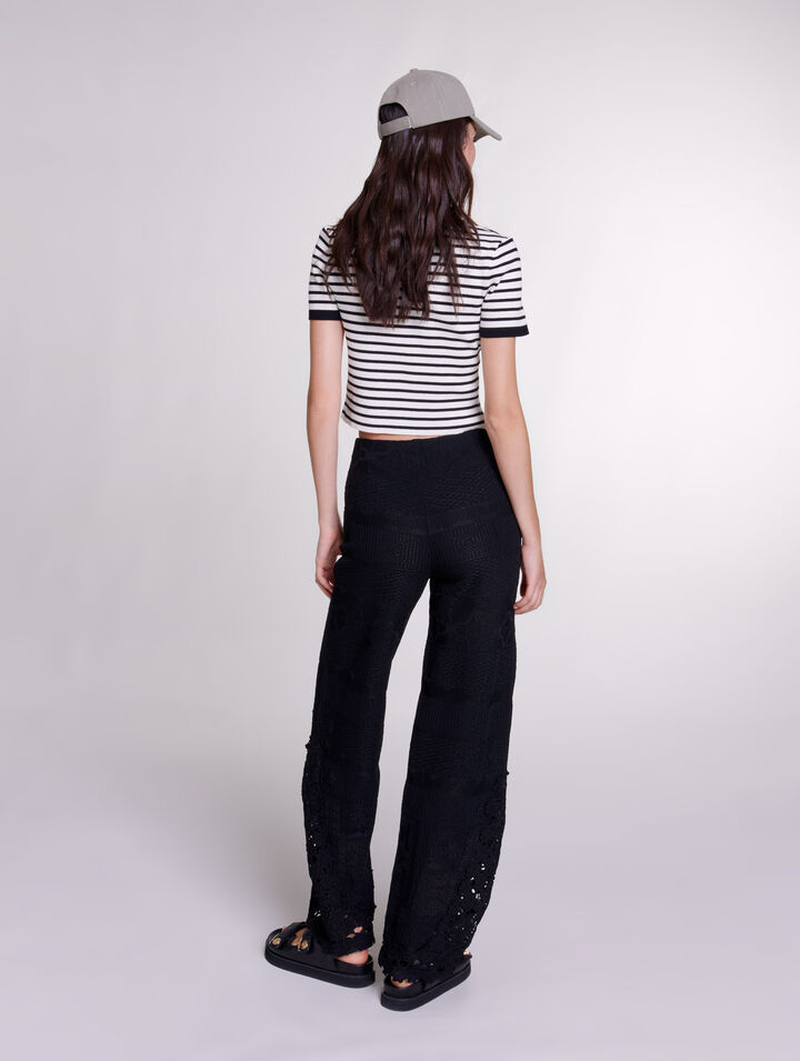 Pantaloni in crochet