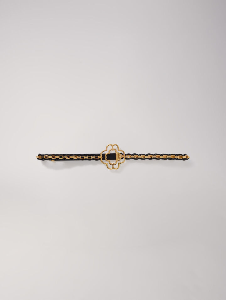 Cintura Clover fine a catena mista