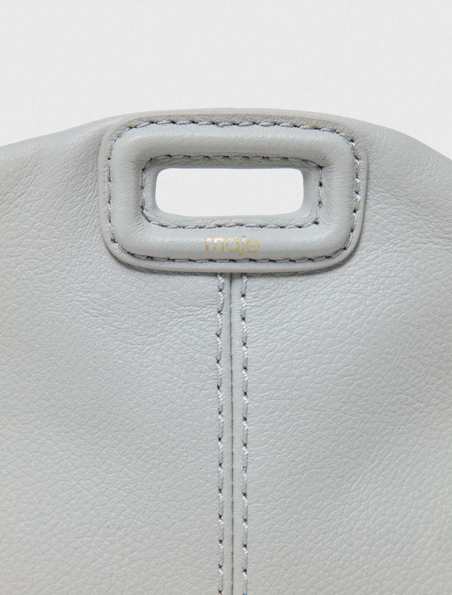 Borsa Miss M micro pelle granata