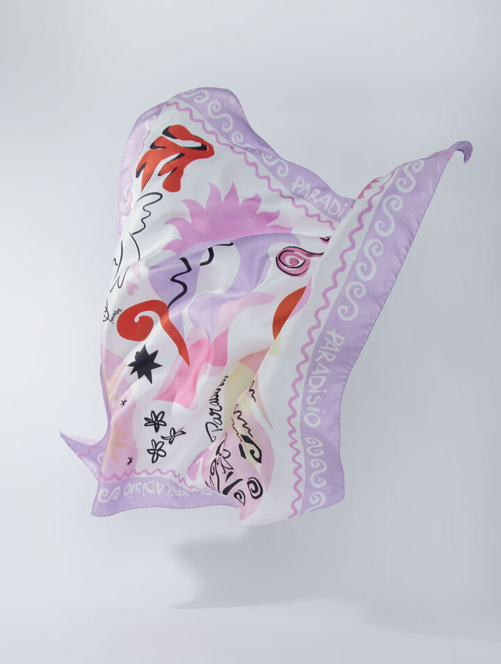 Foulard in seta Paradisio