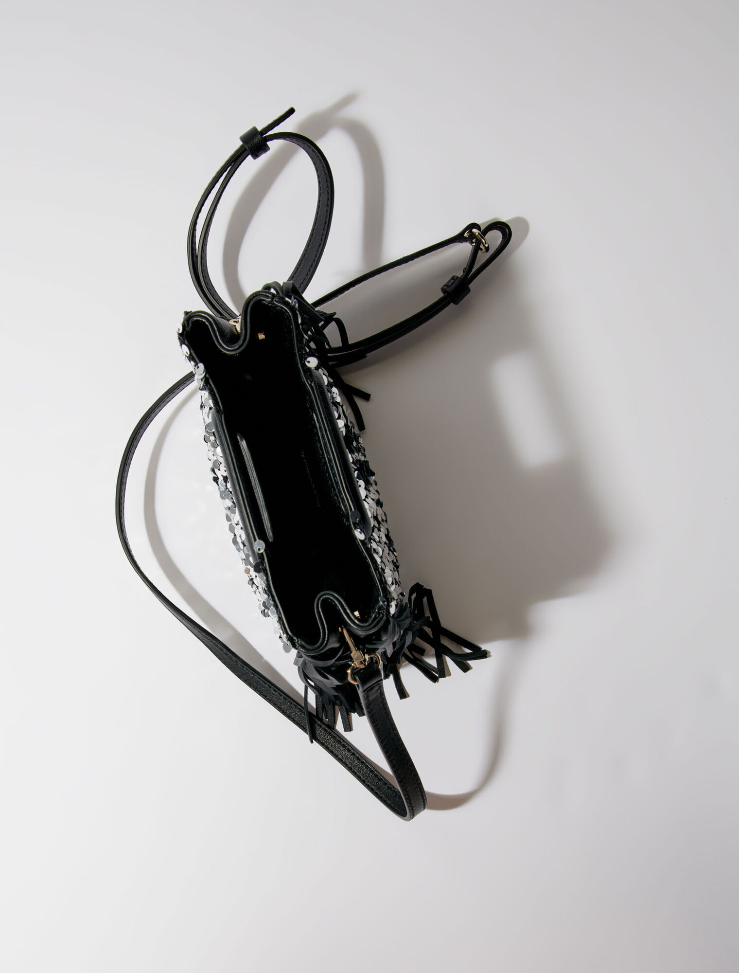 Borsa M mini in paillettes