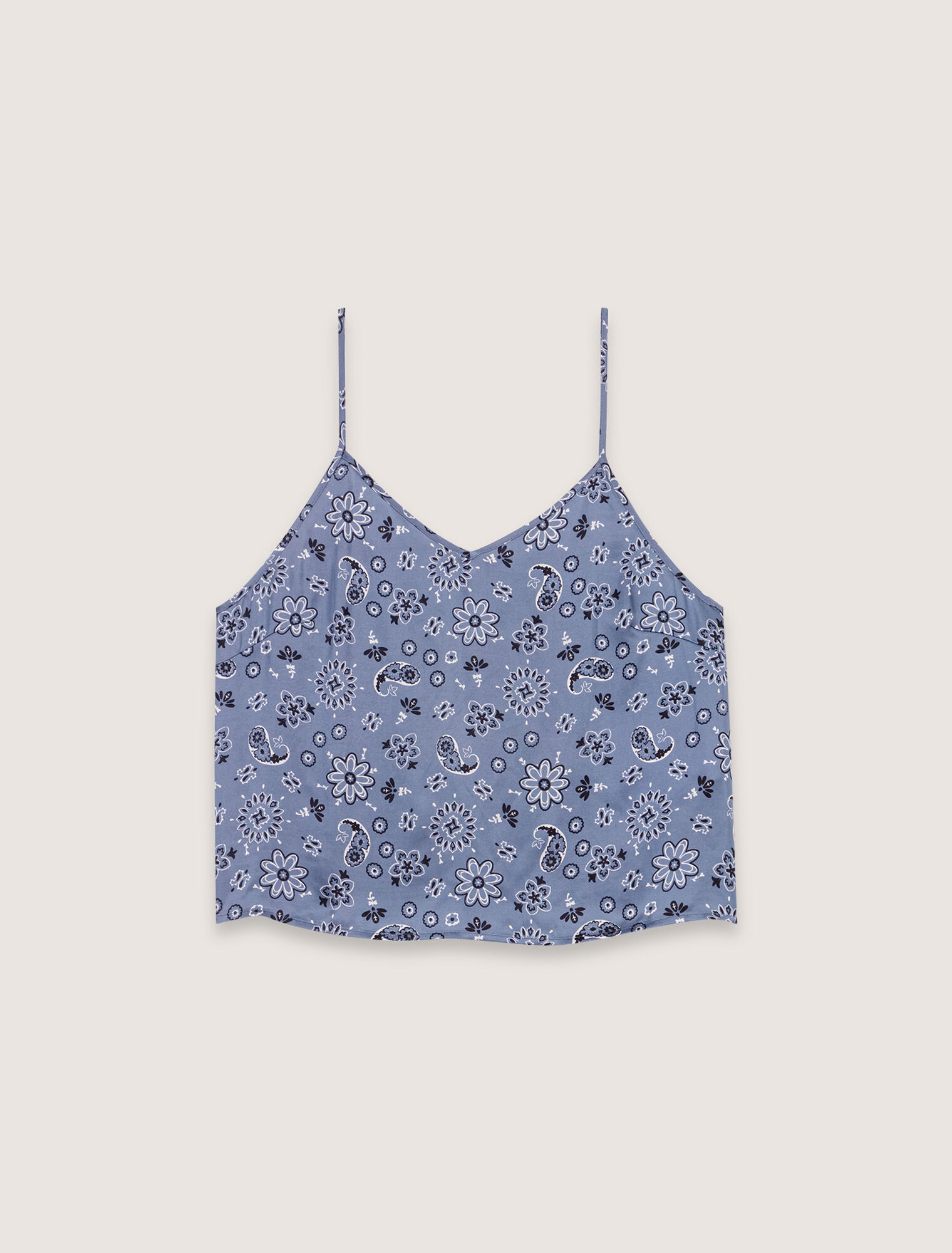 Top fluido con stampa