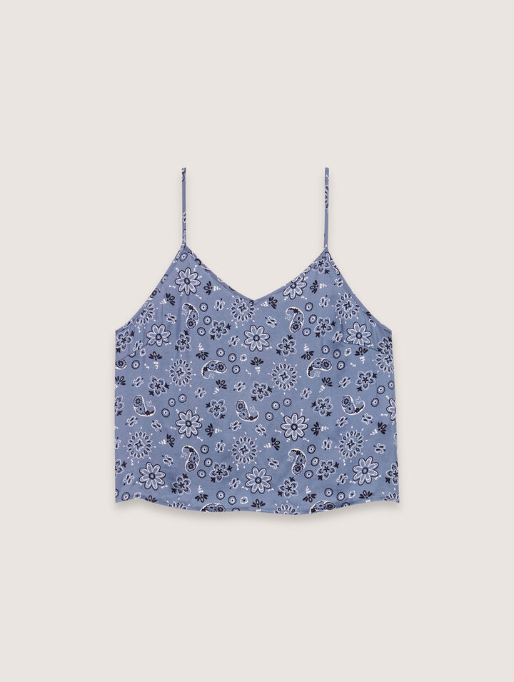 Top fluido con stampa