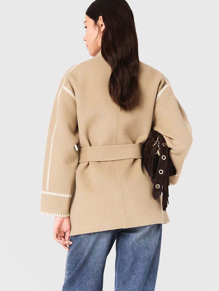 Cappotto corto double face