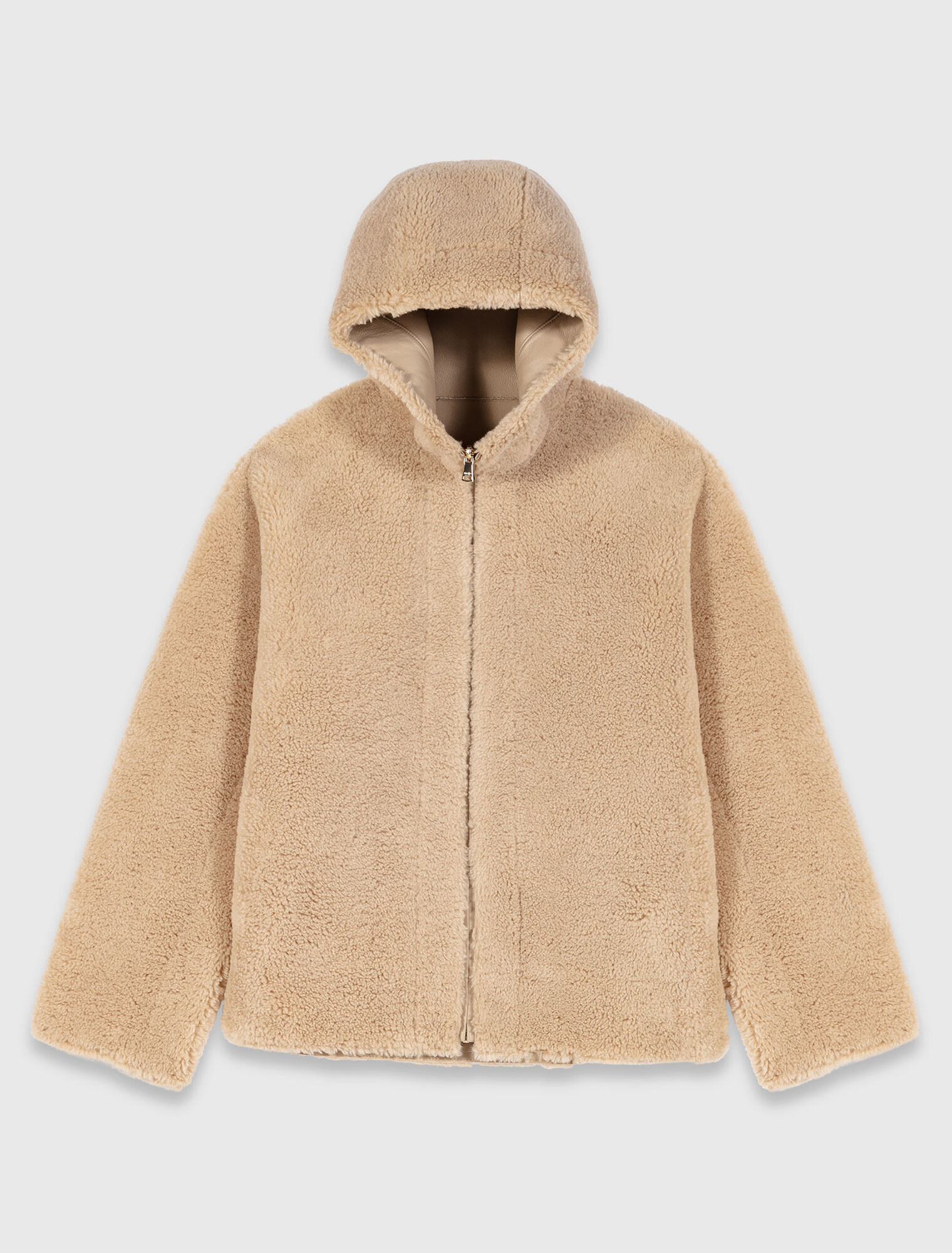 Cappotto reversibile con cappuccio