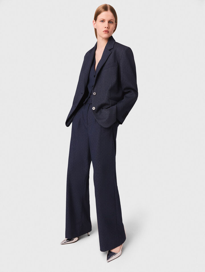 Giacca da tailleur con strass