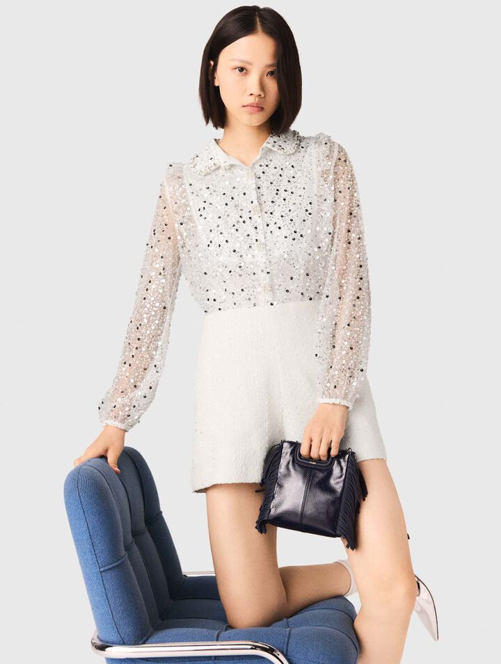 Tutina corta in tweed