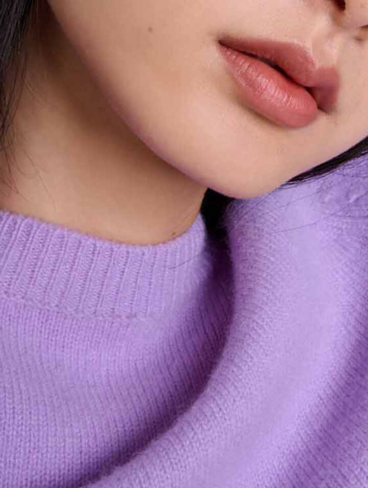 Maglione corto in cashmere