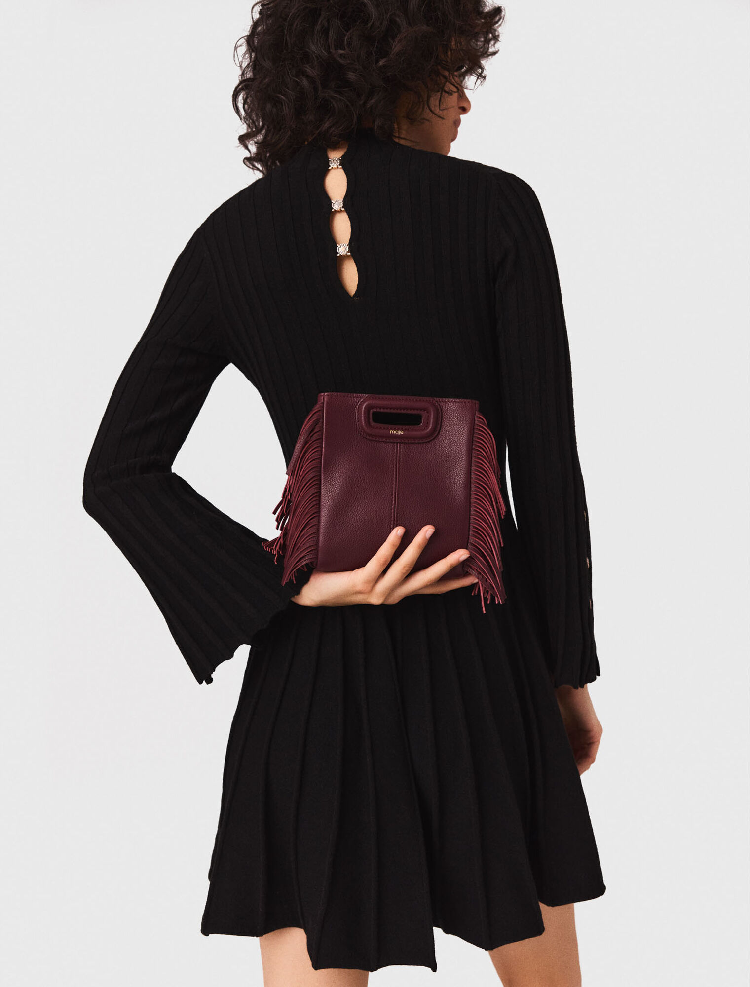 Abito corto in maglia