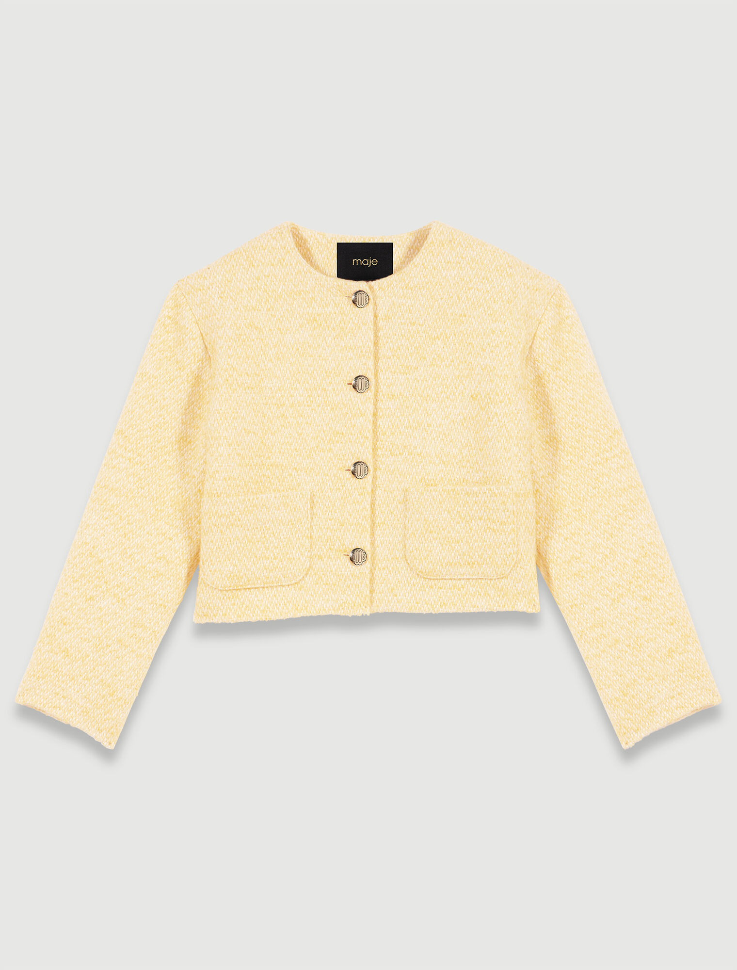 Giacca corta in tweed
