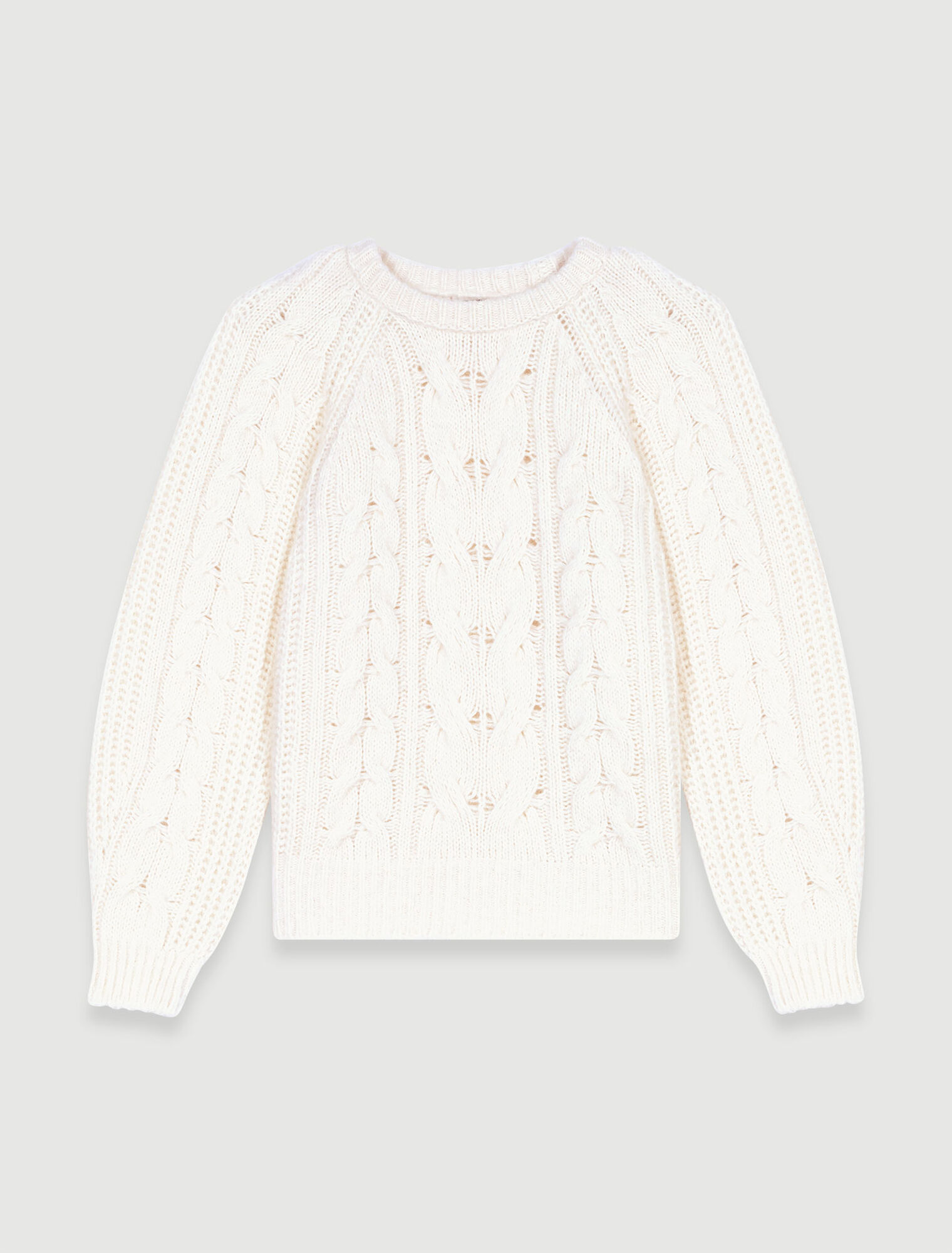 Maglione in maglia intrecciata