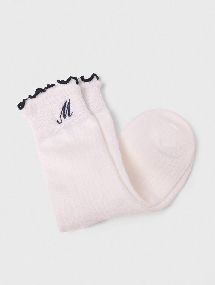 Calzini pointelle in cotone