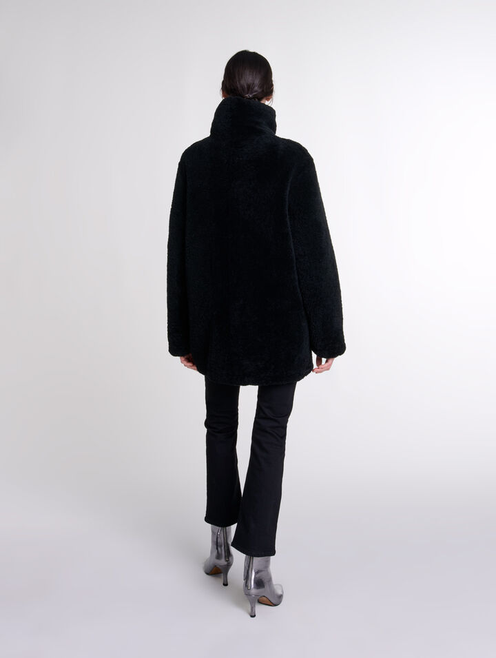 Cappotto in pelle reversibile