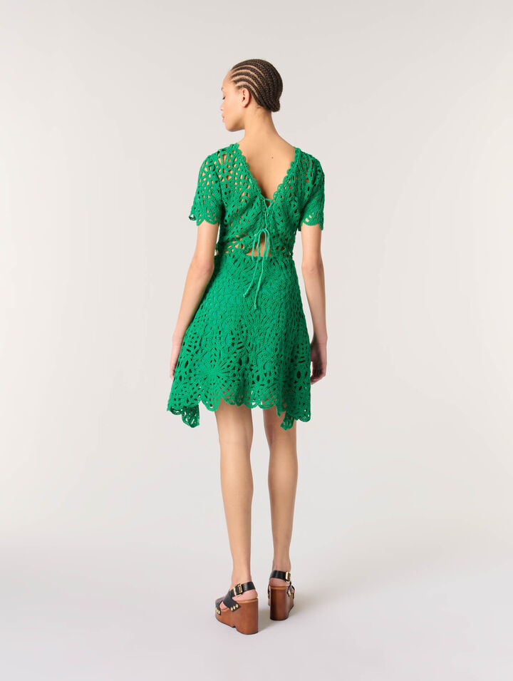Abito corto in crochet