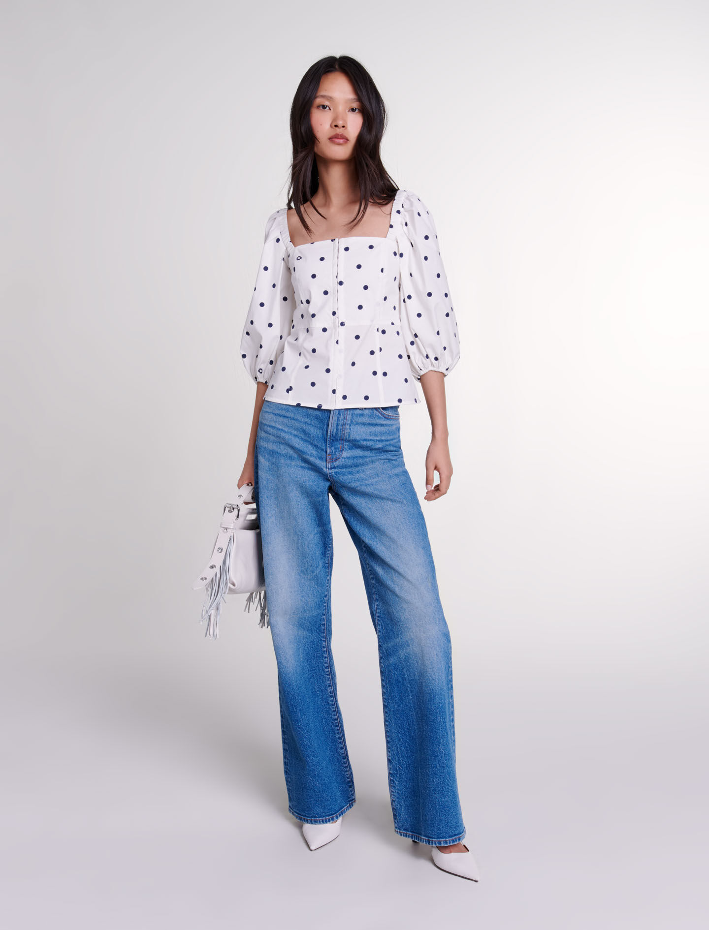 Top maniche sbuffo new arrivals