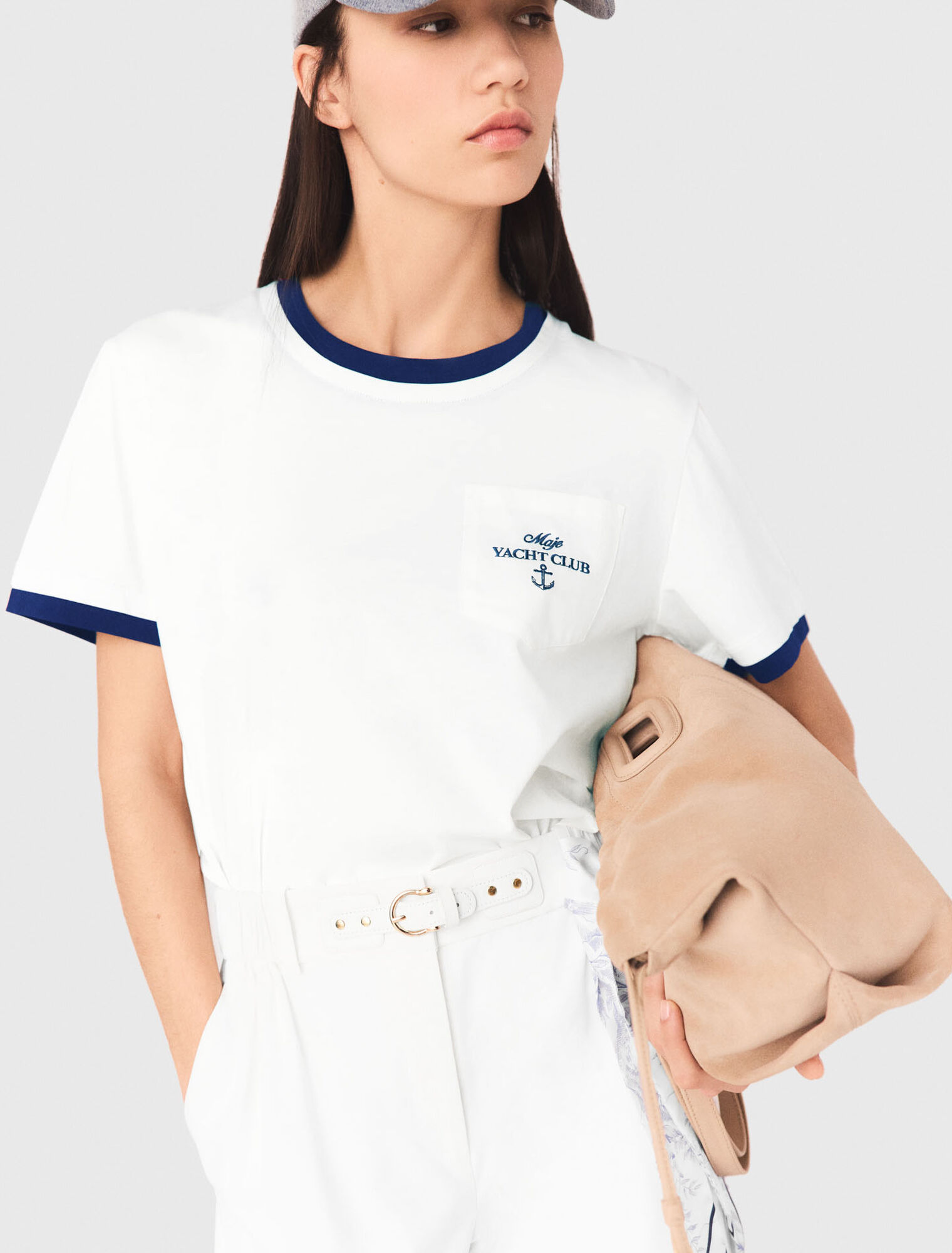 T-shirt effetto sovrapposto